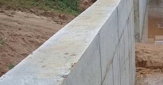 Строительство подпорной стенки из бетона в Горном-Алтайске в октябре